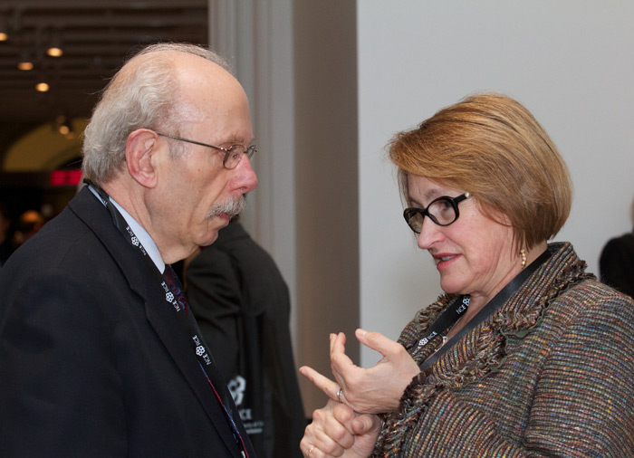 Antoine Hakim (RCCACV) et Suzanne Fortier (Pr&eacute;sidente du comit&eacute; de direction des RCE)
