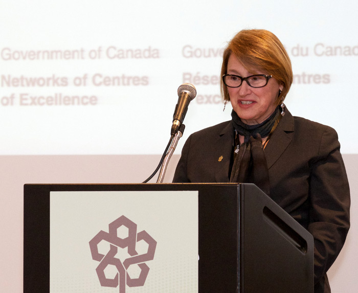 Suzanne Fortier (Pr&eacute;sidente du comit&eacute; de direction des RCE)