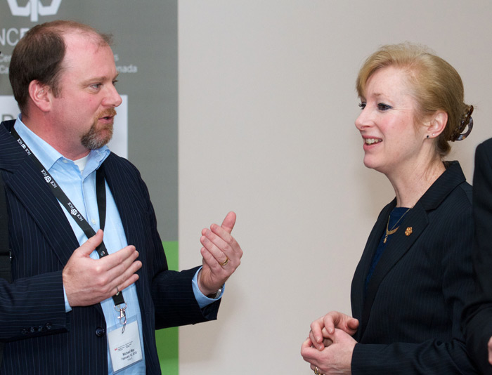 Michael May (CCRM) and Diana Royce (AllerGen)