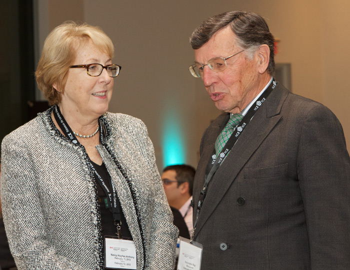 Nancy Hughes Anthony (PSAB) and the Honourable Roy MacLaren (IC-IMPACTS)