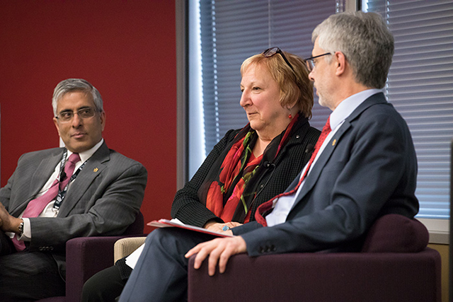 Arvind Gupta, Martha Crago and Marc Fortin