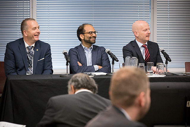 Denis Godin, Nipun Vats and Mitch Davies